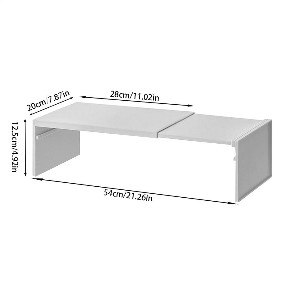 Kitchen Adjustable Layered Shelves Increased Space Stackable Expandable For Storage Cabinet Sinks Shoe Cabinets Wardrobes RVs