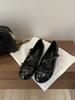 Autumn Fashion Rivet Shallow Single Shoes Women's Soft Sole Cross Strap Mary Jane Shoes 2025 New