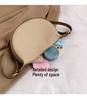 2024 Korean Style Soft PU Leather Women's Dumpling Crossbody Bag - Versatile & Fashionable