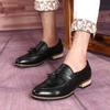 New British retro tassel small leather shoes Fashion hairstylist Personalized trendy shoes Korean version trendy men's shoes