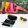 ACEXPNM Gepolariseerde Mountainbike Fietsbril Buiten Sport Fietsbril UV400 4 Lenzen Fietsbril Mannen Vrouwen Zonnebril