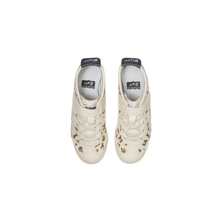Onitsuka Tiger MEXICO 66 Synthetic Leather Low top Skateboard Shoes Ecru Children Aged 3 7 Years Old 1184A152-101