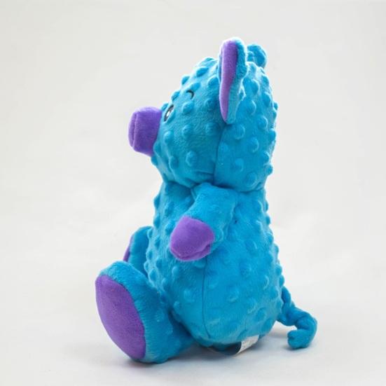 Pet Toy Bite-Resistant Plush Foam Pig Shape Chew Toy Relieves Anxiety Boredom Pet Teeth Cleaning Grinding Toy