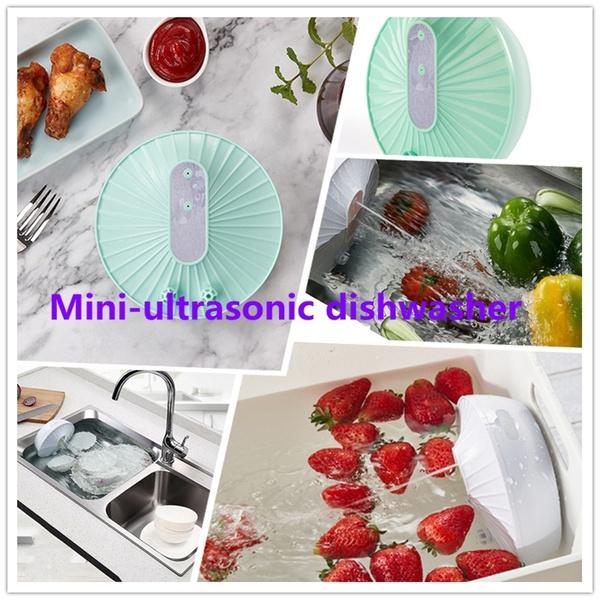 Mini Multi-function Ultrasonic Dishwasher Washing Fruits Vegetables Easy Install Dish Washers