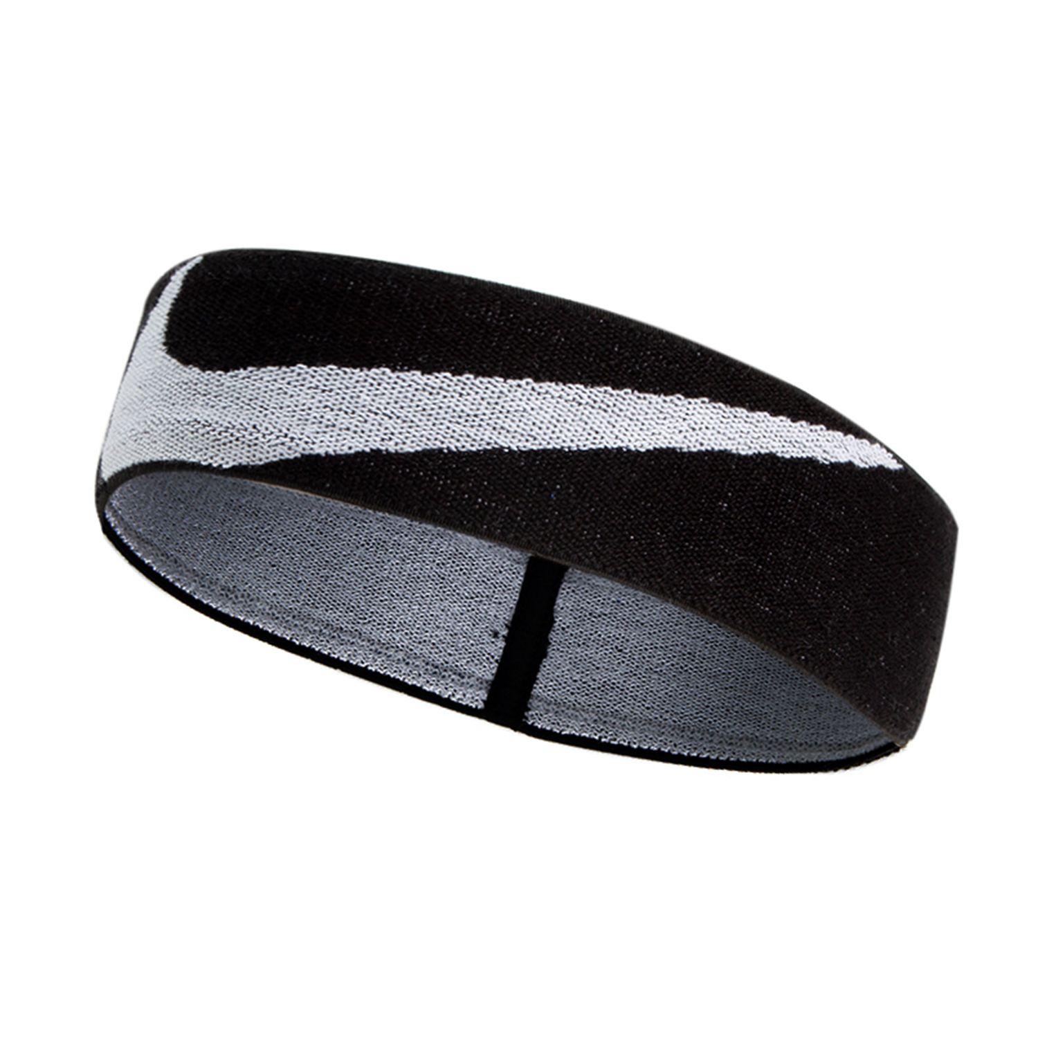 Nike Logo Knit Elastic Hairband Women Accessories DA7022-010 One Size