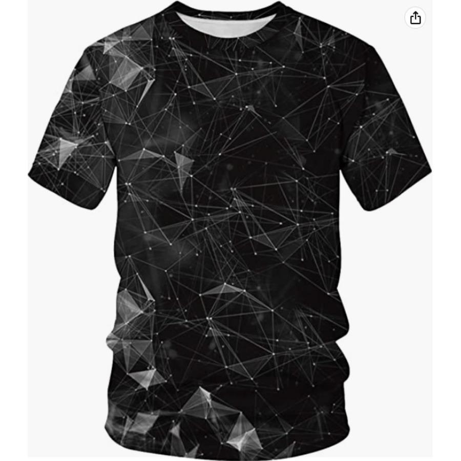 3d Print T Shirt Short Sleeve Top Men's Sport Wear Summer Round Neck Tees Plus Size Men Simple T Shirts