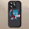 D-44 Fairy Tail Cat  Case for iPhone 15 14 13 12 8 Plus Samsung S24 S23 Ultra A04S A05S Huawei P40 P50 P60 Nova 11 Pro Max OPPO A17K Reno 10