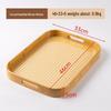 Retro Bamboo Tea and Pastry Serving Tray