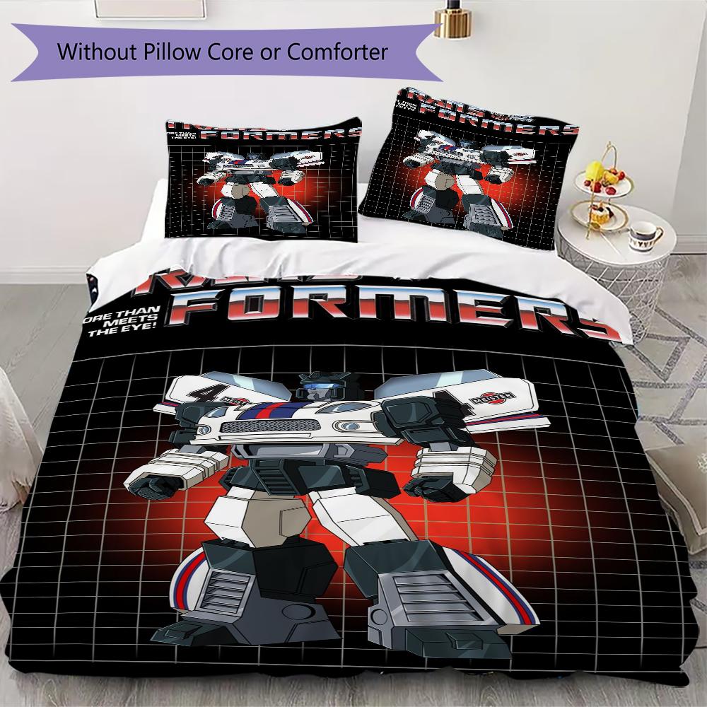 Starscream Decepticon Air Support Bedding 1 Duvet Cover 2 Pillowcase Without Core Without Core Christmas Birthday Gift