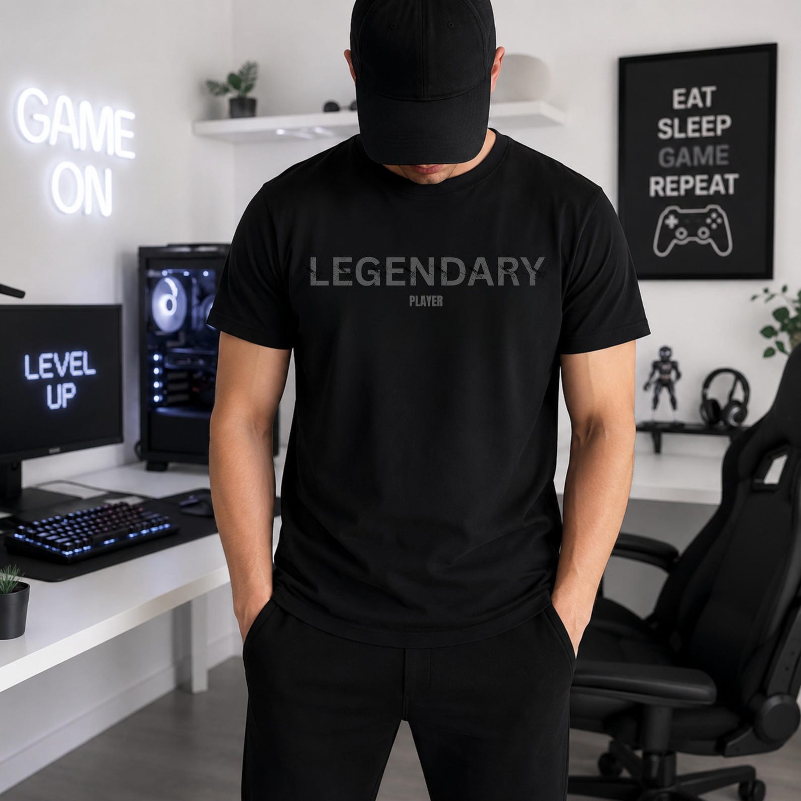 Legendary Player Tee | Minimal Vintage Sports Graphic S
