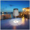 Solar LED garden lamp white 4000K IP44