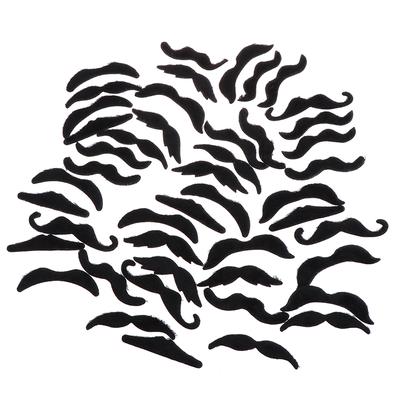 48Pcs Costume Mustache Pirate Party Halloween Cosplay Fake Beard Party Supplies