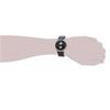 Unisex Leather SSBK [Salvatore Marra] Watch, Simple, Slim, Analog, Quartz, Men's/Women's, Chronograph, Strap, Silver/Black, [Used]