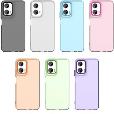 Frosted Transparent Phone Case for Motorola Edge 50 Neo and Moto G35 5G