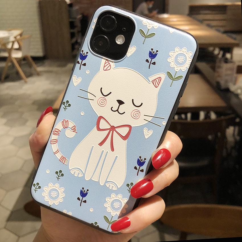 Pro pouzdro Xiaomi Mi 10T Pro Case 3D Emboss Relief měkké silikonové pouzdro na telefon Xiaomi Mi 10T Lite 5G Kryt Mi10T 10 T 11T 11 t 11i 5G