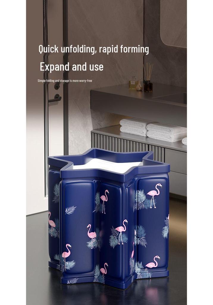 Adult and Child Folding Full Body Bathtub for Home Use with Sauna Function.