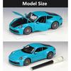 1/24 Welly Porsche 911 Carrera 4S Coupe Model de mașină sport din aliaj turnate sub presiune Vehicule de jucărie din metal Model de mașină de simulare Cadouri pentru copii