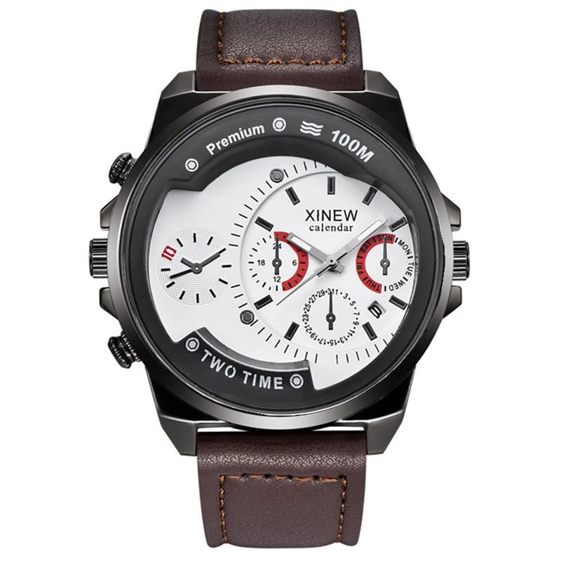 Watch Men's Belt Gift Simple Calendar Quartz Watch