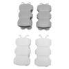 4 Pack Shower Head Suction Cup Holder Relocatable Non Drilling Universal Strong Suction Shower Head 