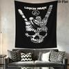 Linkin Park Wall Tapestry Aesthetic Wall Hanging Printed Fabric Blanket Decorative Tapestries for Bedroom Living Room Home Decor