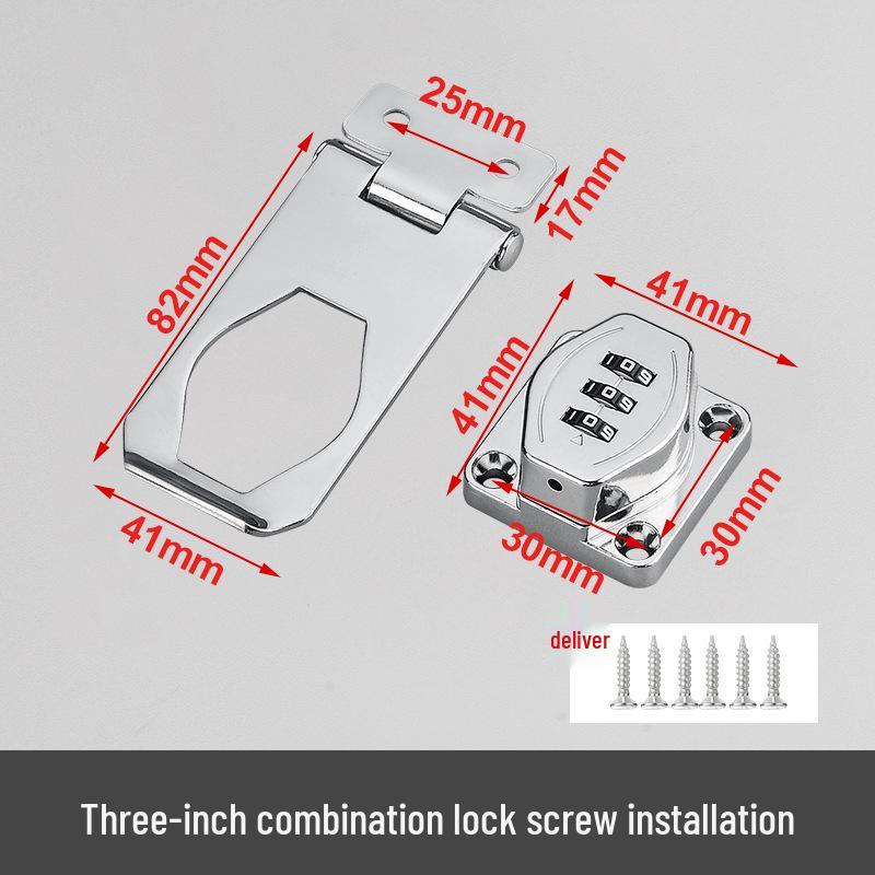 

Кодовий замок-засув для шаф, дверей, шухляд, тумби для взуття та холодильника - Встановлення без свердління.