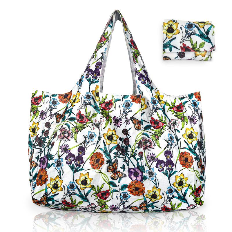 Large-capacity Eco-friendly Shopping Bags with Waterproof Women s Travel Bags, Foldable Bags, and Easy-to-carry Tote Bags for Light Travel 66*17*59.6cm