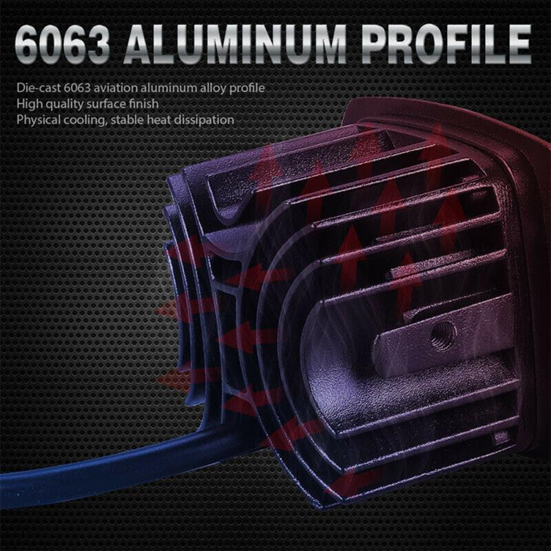 Metal 3 Inch Car Led  Work  Lights Shockproof High Brightness Energy Saving Good Heat Dissipation