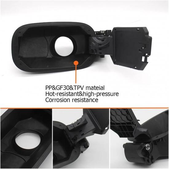 Exterior Car Fuel Tank Cap Cover Assembly Compatible For Mercedes BENZ GLC Class W253 2015-2022 GLC200 GLC220 GLC260 GLC300 2536305902(Tank Cap