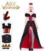 Alice Wonderland In The Red Queen Cosplay Costume Outfits Halloween Carnival
