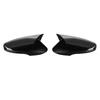 2 PCS For Hyundai Elantra 2012-2018 Replacement Side Wing Mirror Covers Caps Carbon Look