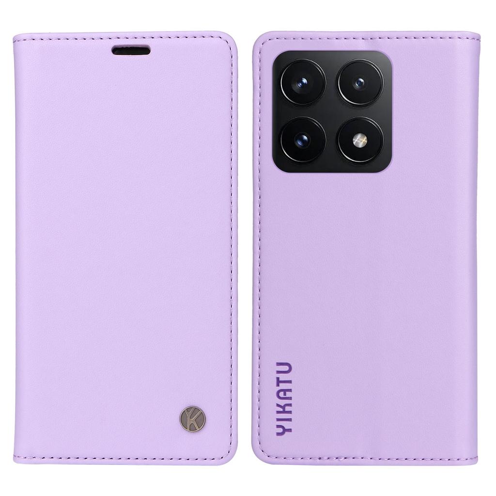 YIKATU YK-001 For Xiaomi 14T Case Stand Leather Phone Cover Strong Magnetic Closure