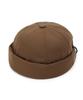 Eondeokeonteulol Cotton Brimless Cap Mold Cap / Twill Cotton / D Brown