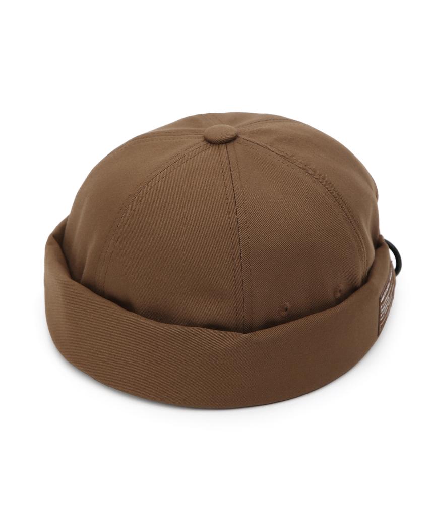 Eondeokeonteulol Cotton Brimless Cap Mold Cap / Twill Cotton / D Brown
