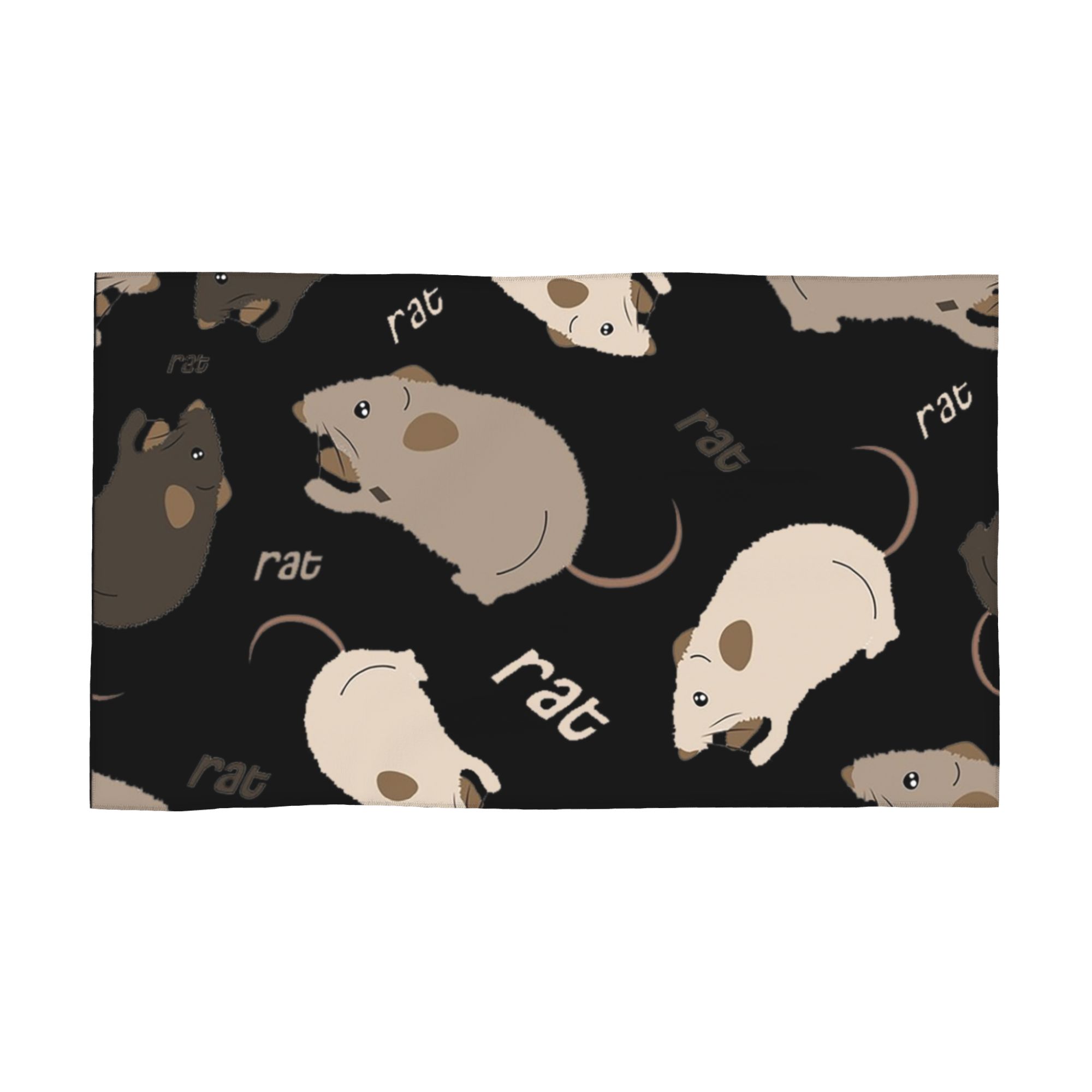 

Rat pattern Soft Face Towel Quick Dry Pool Bath Cotton Towels Absorbent Quick W30*H60(CM)