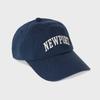 Whoau Newport Letter Washed Ball Cap WHACF4991A
