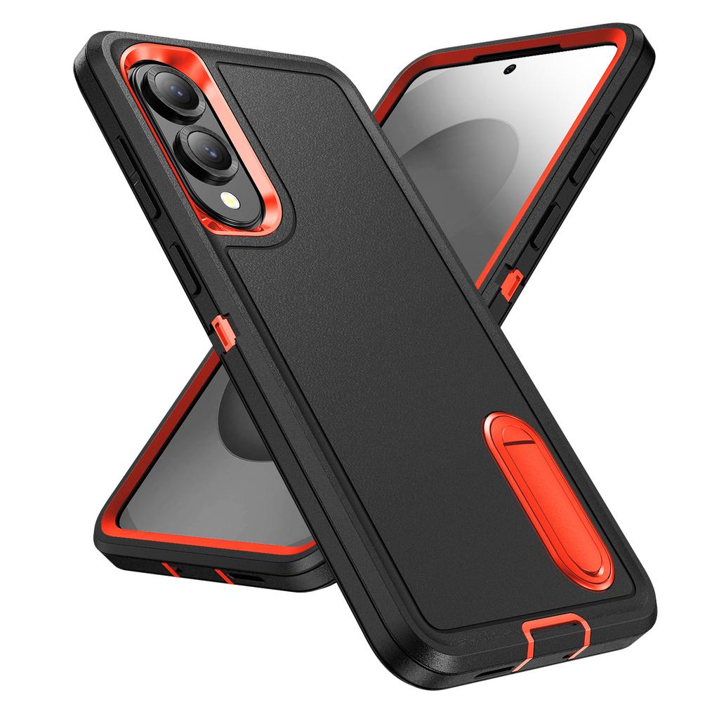 Applicable To Samsung S25Edge Defender Three-proof Mobile Phone Case Samsungs26U Bracket Anti-drop Cover