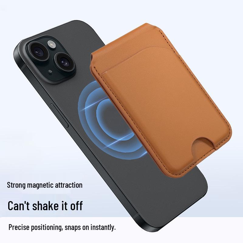 Magnetic Card Holder for 15 Pro/16 Max with Precision Hinge - MagSafe Card Sleeve & Phone Stand