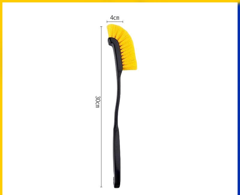 

1pcs Gap Detail Brushes Cleaning Tool Car Wheel Tire Rim Detailing Brush Plastic Truck Wheel Wash Detail BrushesCleaner Tools темно-желтого