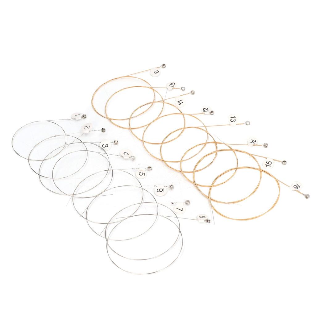 Lyre Strings Rivet Set Comfortable Resonance Effect Light Weight Beautiful Sound Small Lyre Strings