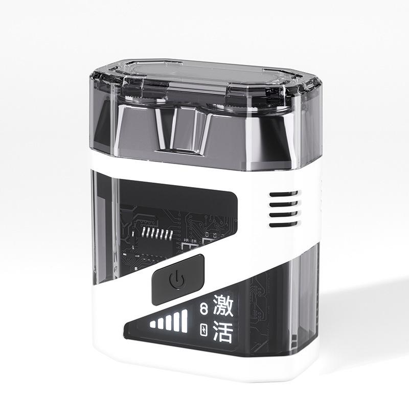 Mini Rechargeable Double-Head Waterproof Electric Shaver for Men - Portable Hair Remover for Travel