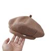 Korean Hat Women's Fashionable Autumn and Winter Woolen Beret with Face Small Big Head Beret Hat  Versatile Retro Painter Hat