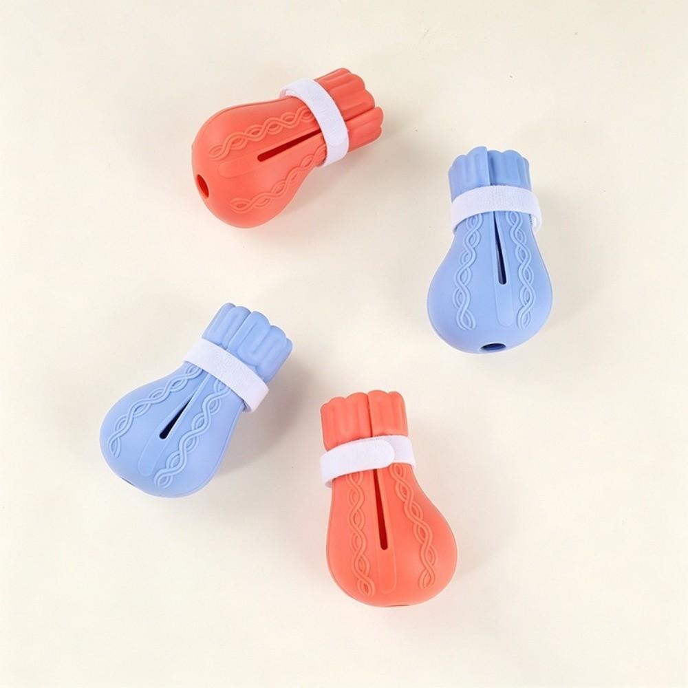 4PCS Adjustable Cat Bath Wash Boots Soft Silicone Cat Foot Cover Pet Cat Shoes  Pet Grooming