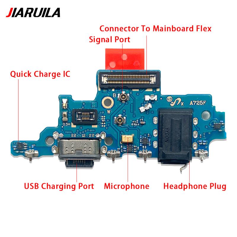 Per Samsung A13 A23 A33 A53 A52 A72 A14 A24 A34 A54 4G 5G Porta di Ricarica USB Connettore Dock Caricatore Scheda con Cavo Flessibile Micro
