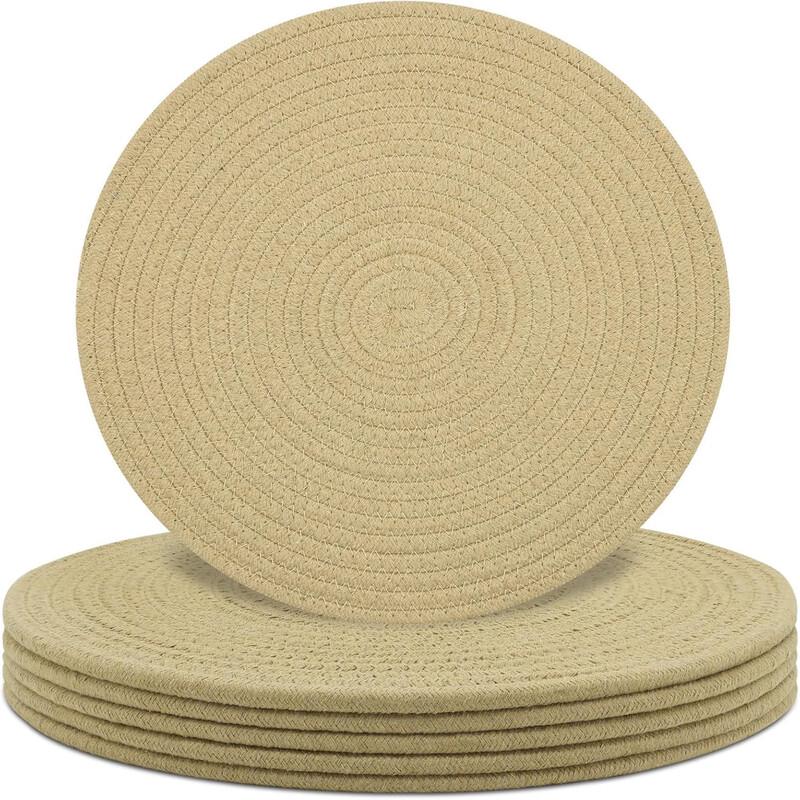 Набор плетеных подставок под тарелки и горячее  Абай