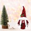 Christmas Decoration Ornaments Sequined Faceless Doll Doll Christmas Fabric Decoration Window Atmosphere Decoration Wholesale