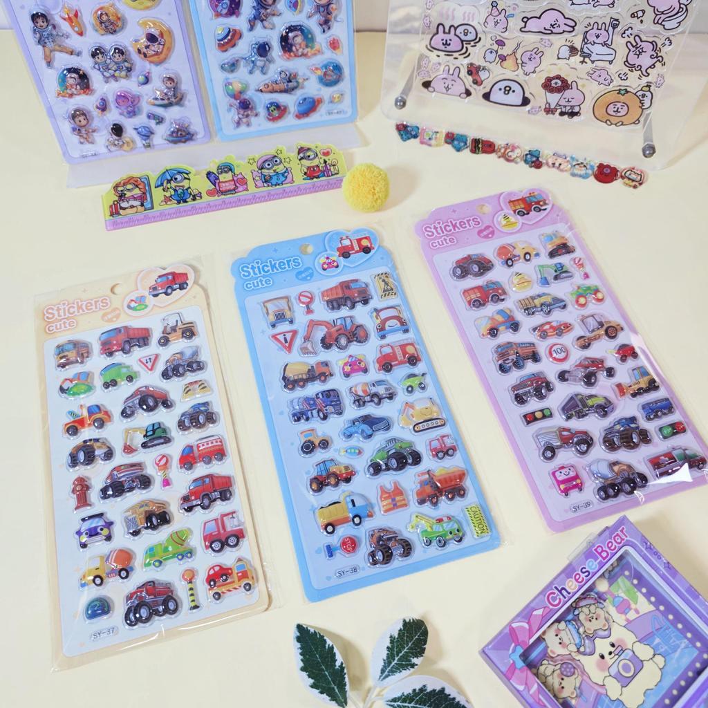 3D Sanrio Cartoon Stickers: Cute Educational & Decorative Phone Case Embellishments for Kids