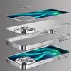 Snow Forest Night Sky Tempered Glass Phone Case For iPhone 17 Pro Max 16 15 14 13 12 11 Pro Plus 17 Air Electroplate Cover