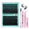 320 Clusters Beauty Lash Extension Kits Private Label Custom Logo 3d Soft Classic Custom Lashes Individual Eyelash Extensions