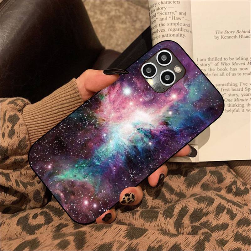 Colorful Space for Galaxy Universe  Phone Case for iPhone 11 12 13 Mini Pro XS MAX 8 7 6 6S Plus X 5S SE 2020 XR Cover