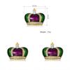 Vintage Crown Brooch Alloy Rhinestone Jewelry For Women And Men